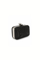 Eloura Siyah Boncuk İşlemeli Abiye Clutch Çanta - 1