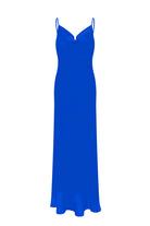 Mozto-Jace Satin Blue Maxi Slip Dress-Elbise-2-Milagron.com