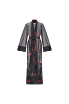 Mozto-Madelyn Bordo Baskılı Tül Kimono-Kimono-3-Milagron.com