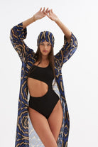 Mozto-Madelyn Geometrik Baskılı Tül Kimono-Kimono-2-Milagron.com