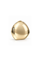 Opela Gold Altın Renk Oval Metal Clutch Çanta - 1