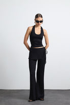 Zyra Halter Yaka Modal Top - 1