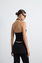 Zyra Halter Yaka Modal Top - 4