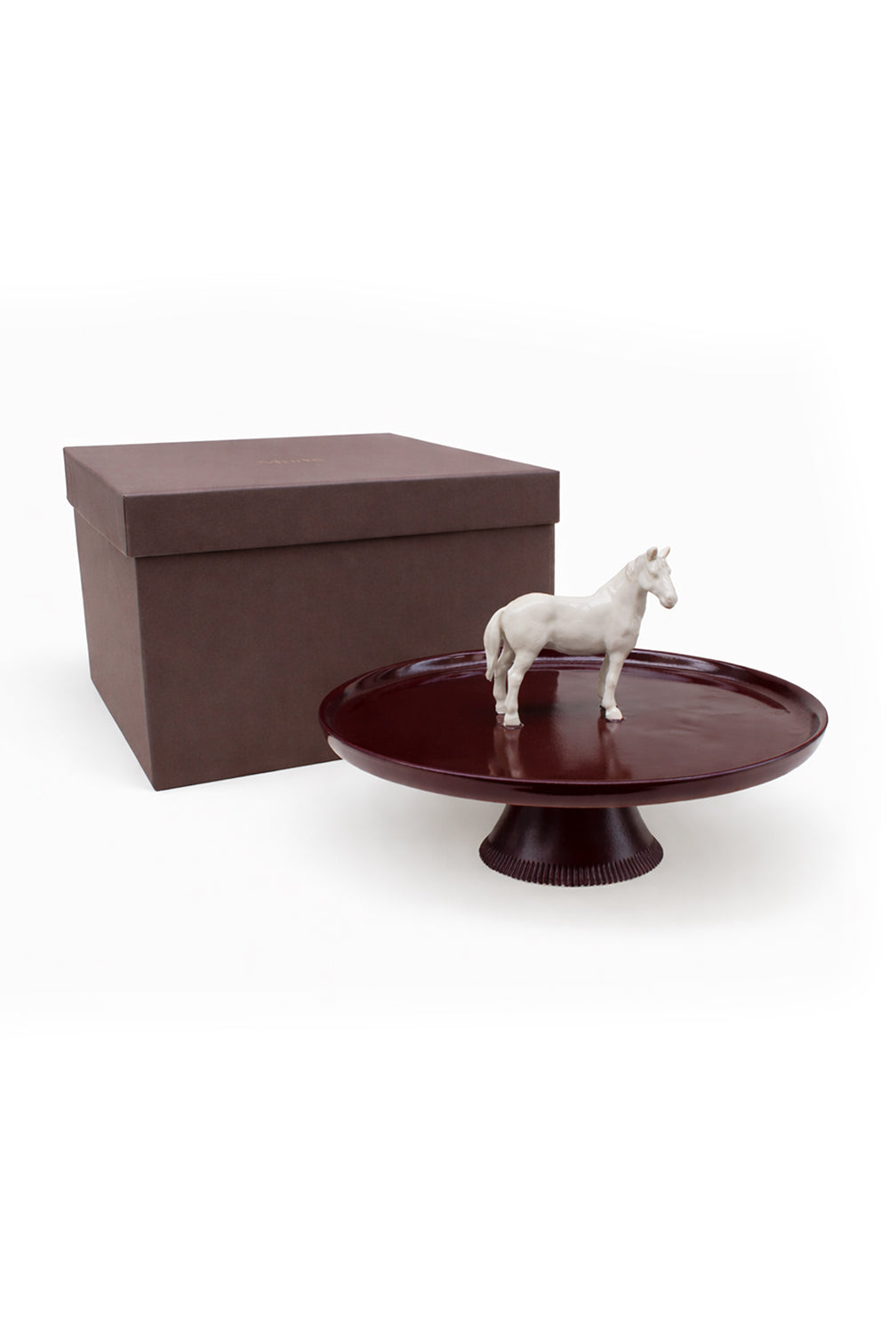 Ayaklı At Figürlü Sunum Tabağı - 5