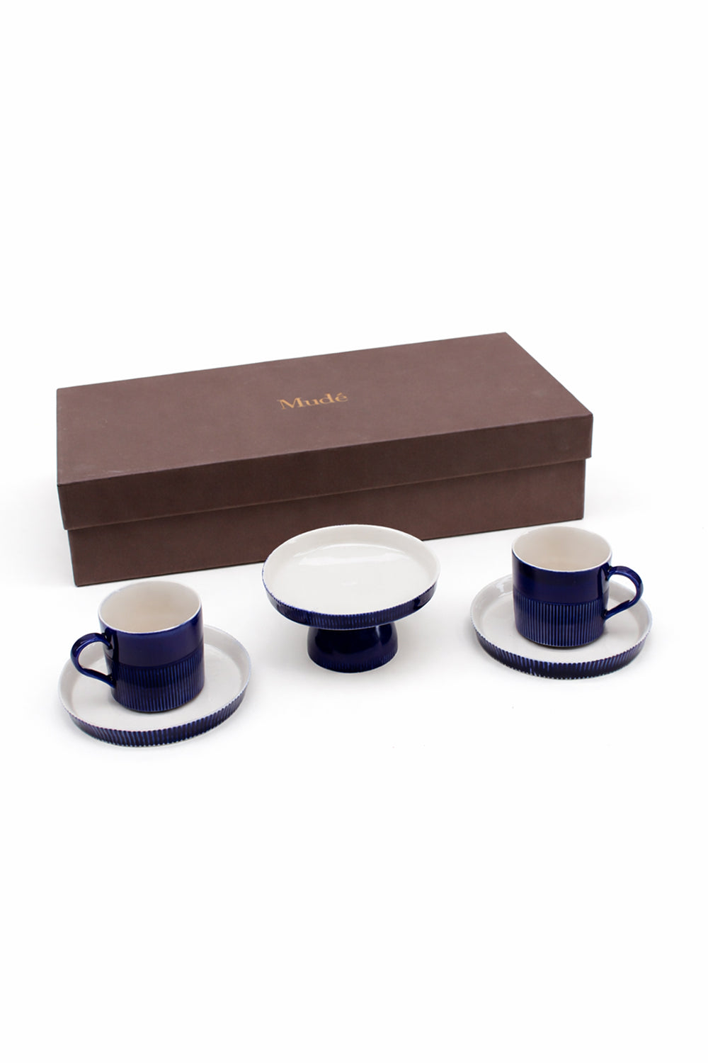 Fluted Türk Kahvesi Fincan Seti - 3