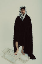 Mujj Studio-Black Dotted Balaclava-Balaclava-1-Milagron.com