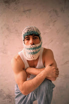 Mujj Studio-Blue And White Color Transition Ed Mask-Maske-2-Milagron.com