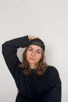 Mujj Studio-Glittery Black Sandy-Saç Aksesuarı-1-Milagron.com