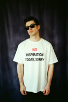 Mujj Studio-No Inspiration Today, Sorry T Shirt-T-Shirts-2-Milagron.com