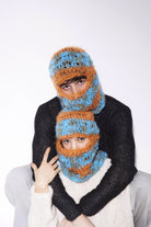 Mujj Studio-Orange And Blue Color Transition Ed Mask-Maske-1-Milagron.com