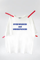 Mujj Studio-Overworked And Underfucked T Shirt-T-Shirts-1-Milagron.com