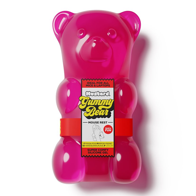 Mustard-Mustard Gummy Bear Mouse Bilek Desteği Pembe-Mustard-1-Milagron.com
