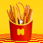 Mustard Fries Seramik Kalemlik