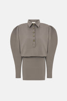 Naia-Lucky Elbise / Taş Rengi-Elbise-7-Milagron.com