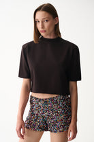 Naia-Miu T Shirt / Kahverengi-T-Shirts-3-Milagron.com