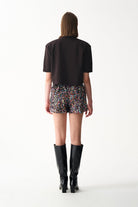 Naia-Miu T Shirt / Kahverengi-T-Shirts-5-Milagron.com