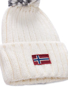 Napapijri-Semiury Beige Dimity Ponponlu Bej Bere-Bere-3-Milagron.com