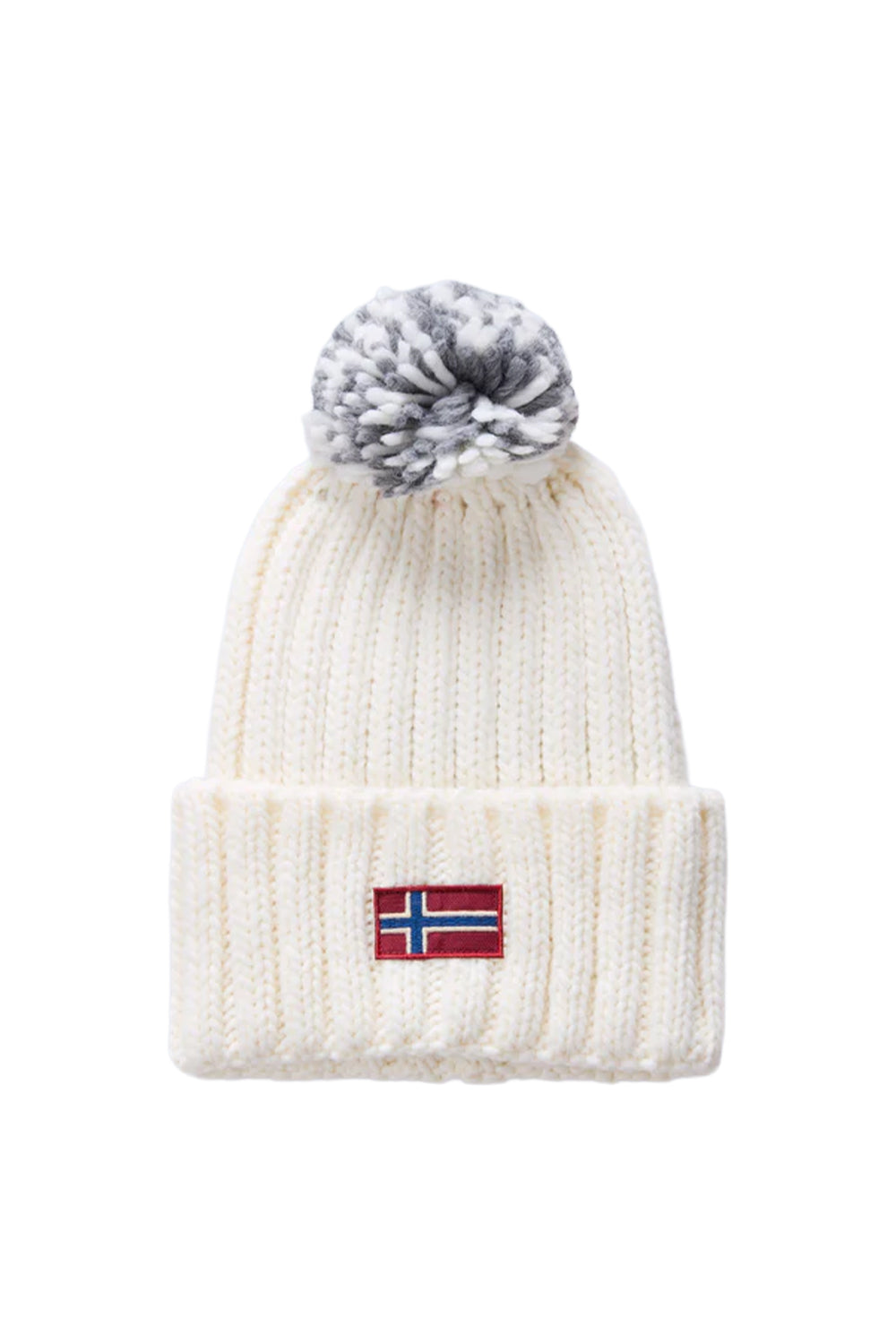 Napapijri-Semiury Beige Dimity Ponponlu Bej Bere-Bere-1-Milagron.com