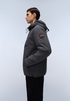 Napapijri-Rainforest Open Wi Dark Grey Solid-Yağmurluk-7-Milagron.com