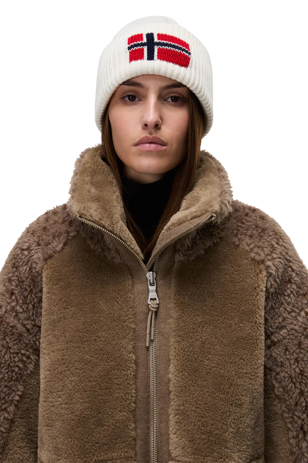 Napapijri-Evei Beige Dimity Bej Bere-Bere-4-Milagron.com