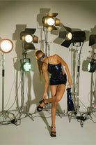 Pari Saks Mavi Etek - 4