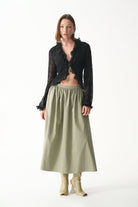 Naia-Ava Maxi Etek / Yeşi̇l-Etek-4-Milagron.com