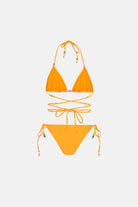 Naia-Calypso Boncuklu Bikini / Turuncu-Bikini & Mayo-2-Milagron.com