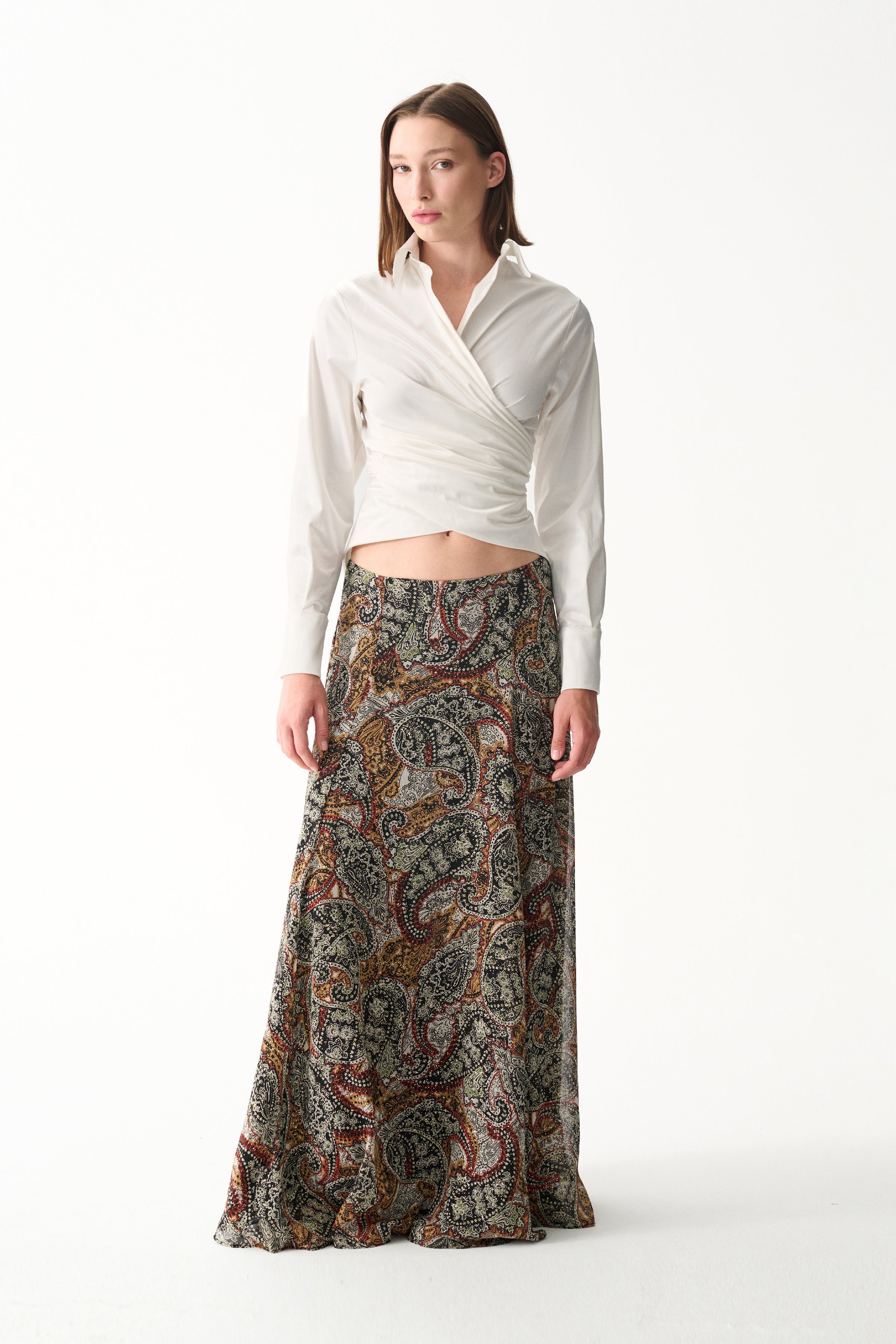 Naia-Gina Gömlek / Beyaz-Gömlek-4-Milagron.com