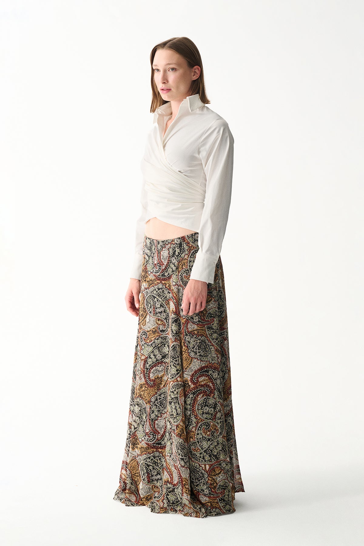 Naia-Gina Gömlek / Beyaz-Gömlek-6-Milagron.com