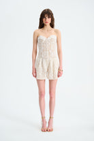 Grace Top / Ekru Dantel