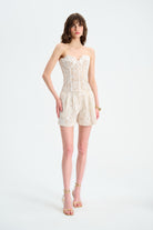 Grace Top / Ekru Dantel