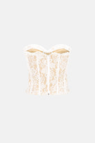 Naia-Grace Top / Ekru Dantel-Top-6-Milagron.com