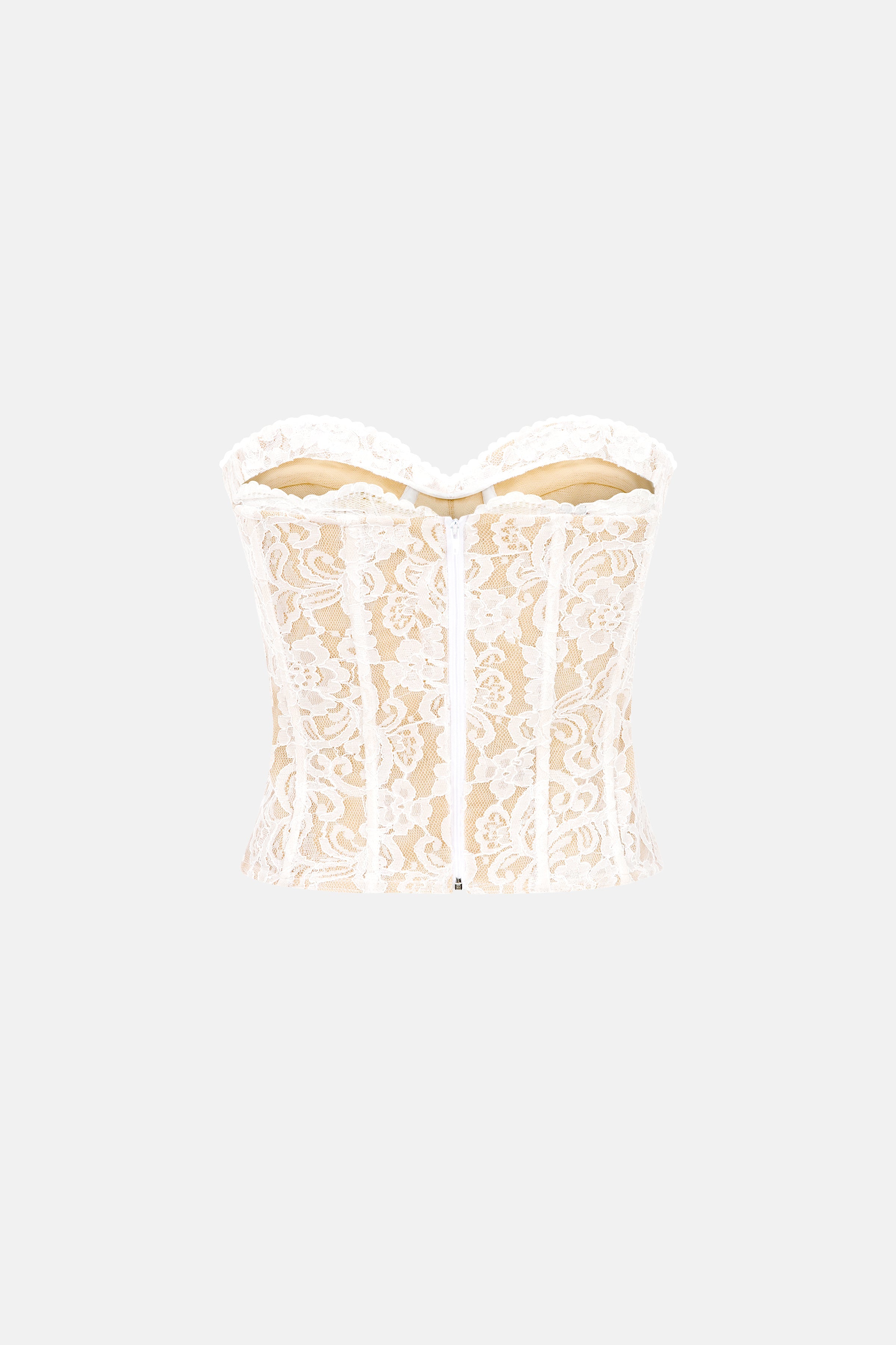 Grace Top / Ekru Dantel
