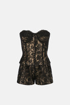 Naia-Grace Top / Si̇yah Dantel-Bluz-7-Milagron.com