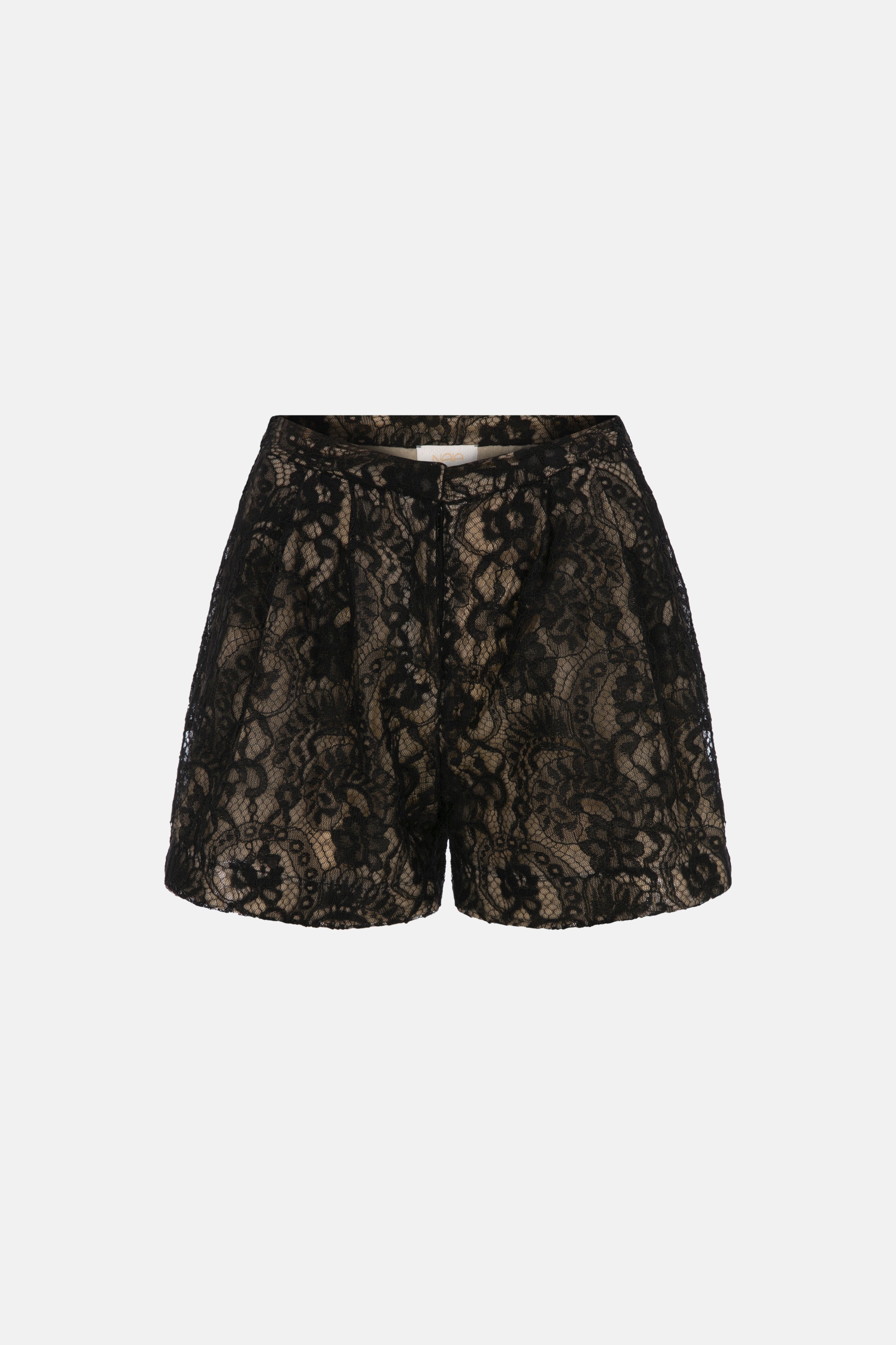 Naia-Grace şort / Si̇yah Dantel-Şort-8-Milagron.com