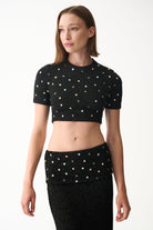 Naia-Lena Bluz / Si̇yah Taşli-Bluz-1-Milagron.com