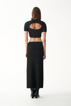 Naia-Lena Bluz / Si̇yah Taşli-Bluz-3-Milagron.com