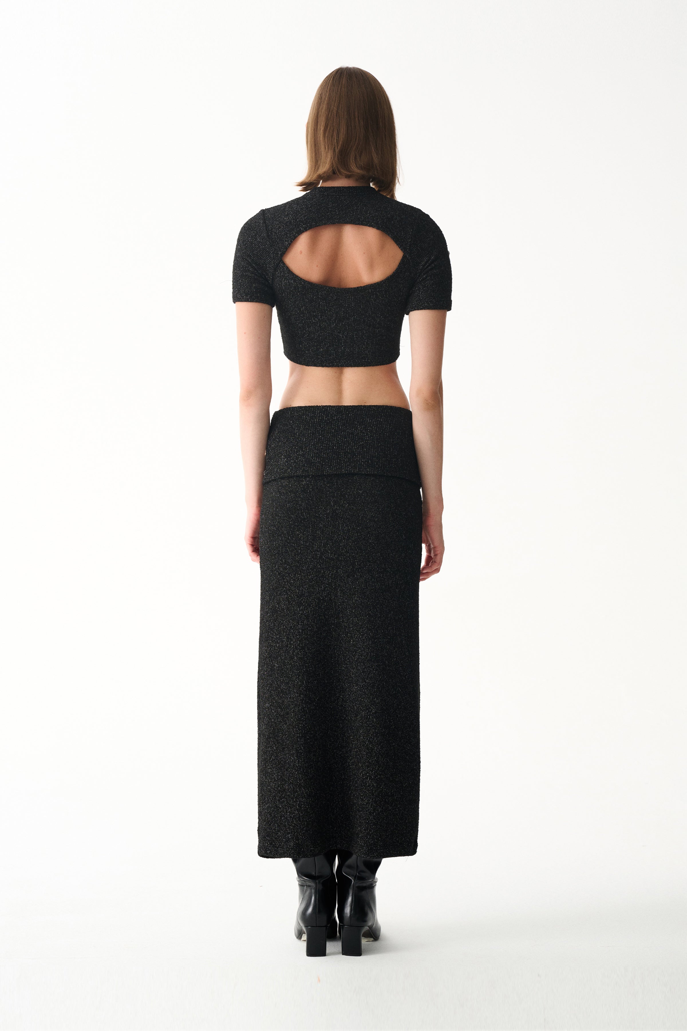 Naia-Lena Bluz / Si̇yah Taşli-Bluz-3-Milagron.com