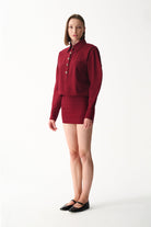 Naia-Lucky Elbi̇se / Bordo-Elbise-3-Milagron.com