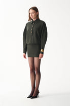 Naia-Lucky Elbi̇se / Koyu Yeşi̇l-Elbise-4-Milagron.com