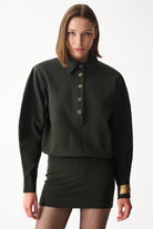 Naia-Lucky Elbi̇se / Koyu Yeşi̇l-Elbise-5-Milagron.com