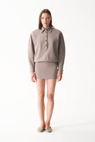 Naia-Lucky Elbi̇se / Taş Rengi̇-Elbise-1-Milagron.com