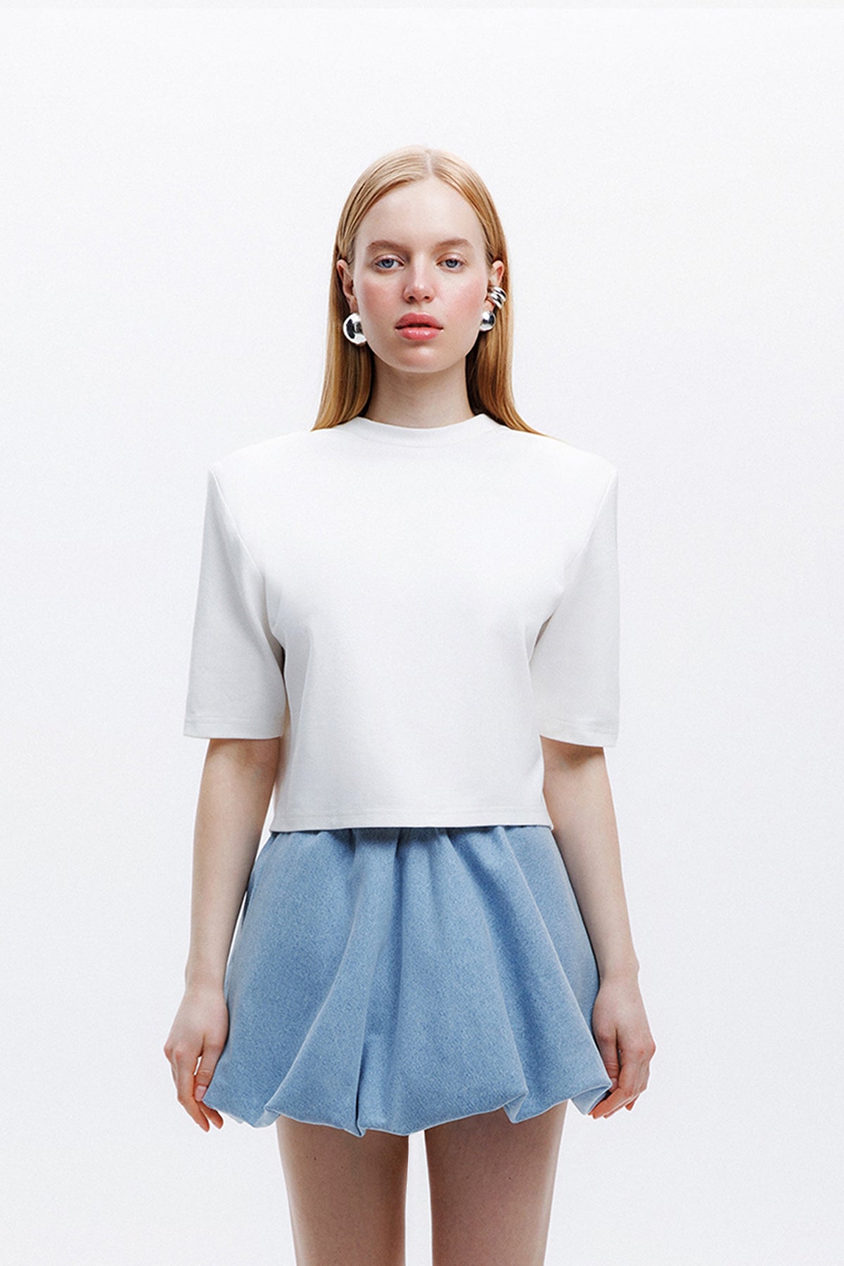 Miu T-Shirt / Beyaz