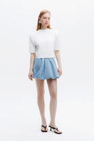 Miu T-Shirt / Beyaz