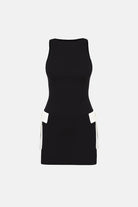 Naia-Odette Mi̇ni̇ Elbi̇se / Si̇yah Beyaz-Elbise-1-Milagron.com