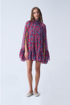Sofia MiNi PeleriN ElbiSe / Bordo ÇiÇekli