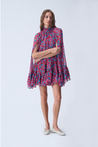 Sofia MiNi PeleriN ElbiSe / Bordo ÇiÇekli