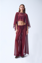 Summer Pantolon / Bordo