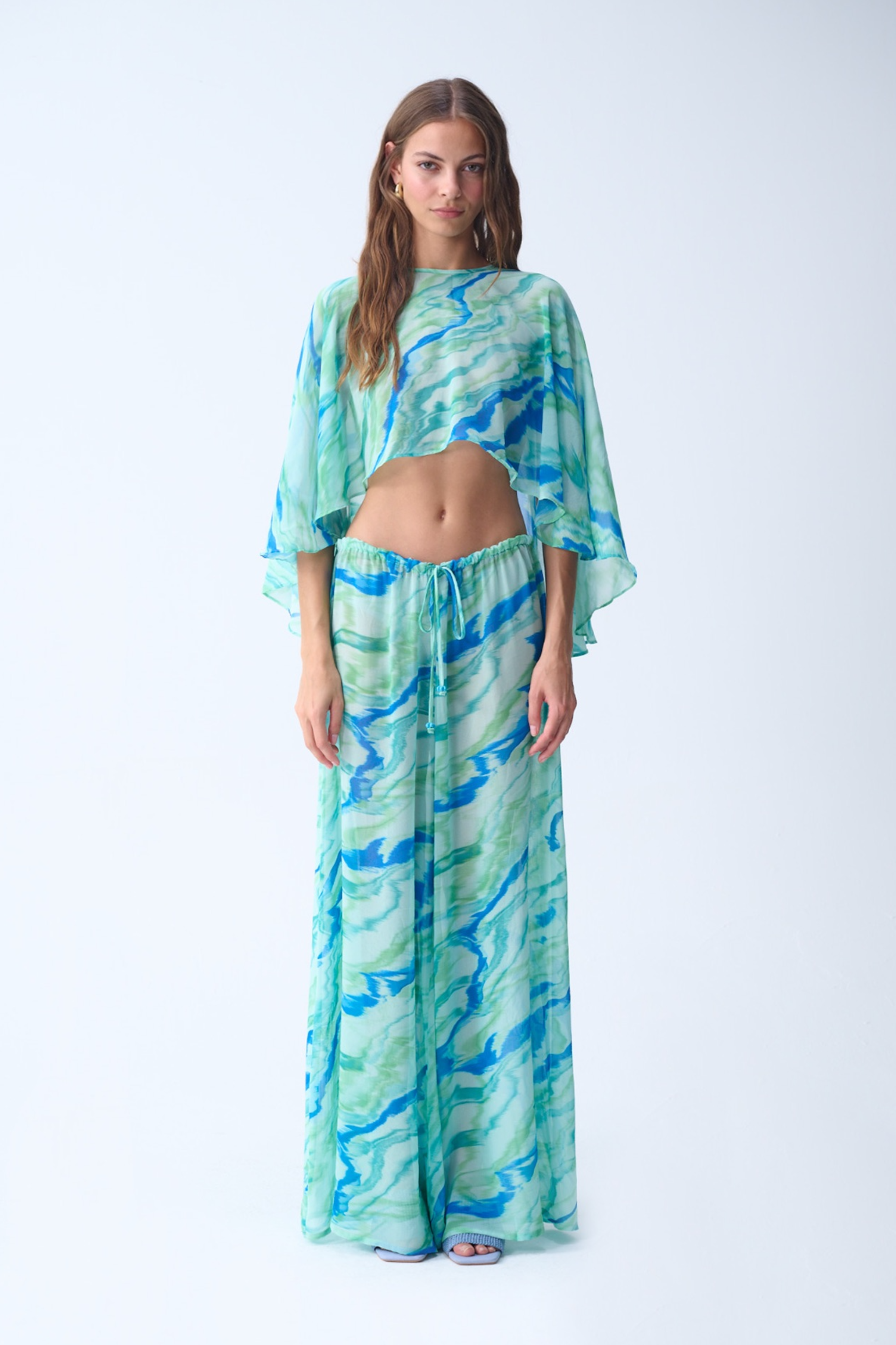 Summer Pantolon / MiNt Desenli