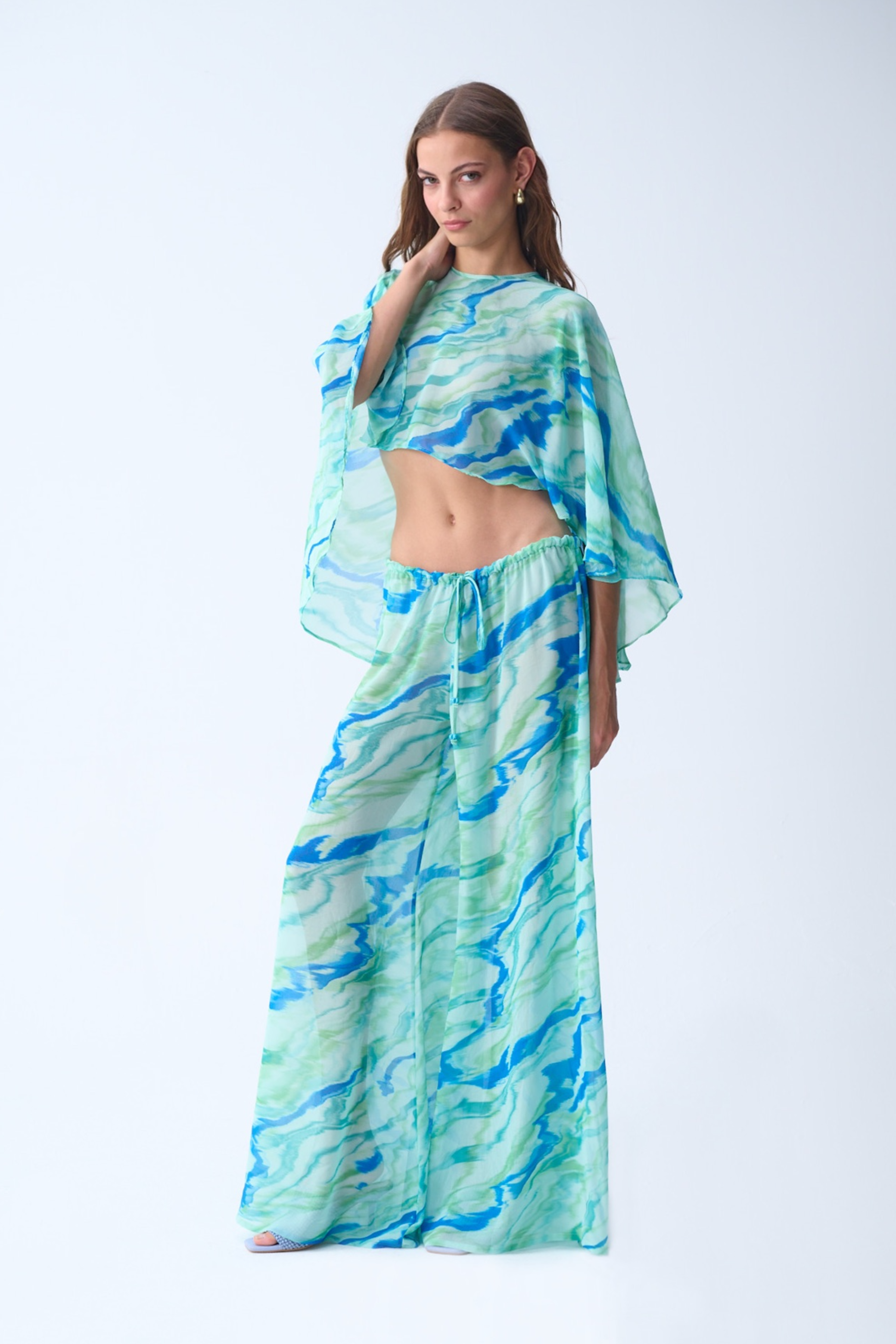Summer Pantolon / MiNt Desenli
